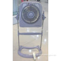 stand rechargeable fan with LED light